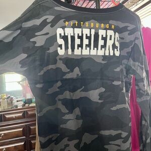 NFL Pittsburgh Steelers Camouflage Long Sleeve Shirt